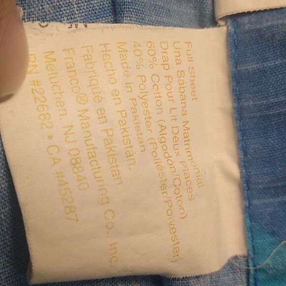 Hasbro Transformers 2009 Full size Bedding SheetsTwo pillow cases- Blue and Red - Picture 8 of 8